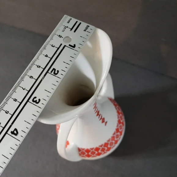 Ukrainian Art Pottery Vase Double Handles - Picture 7 of 8